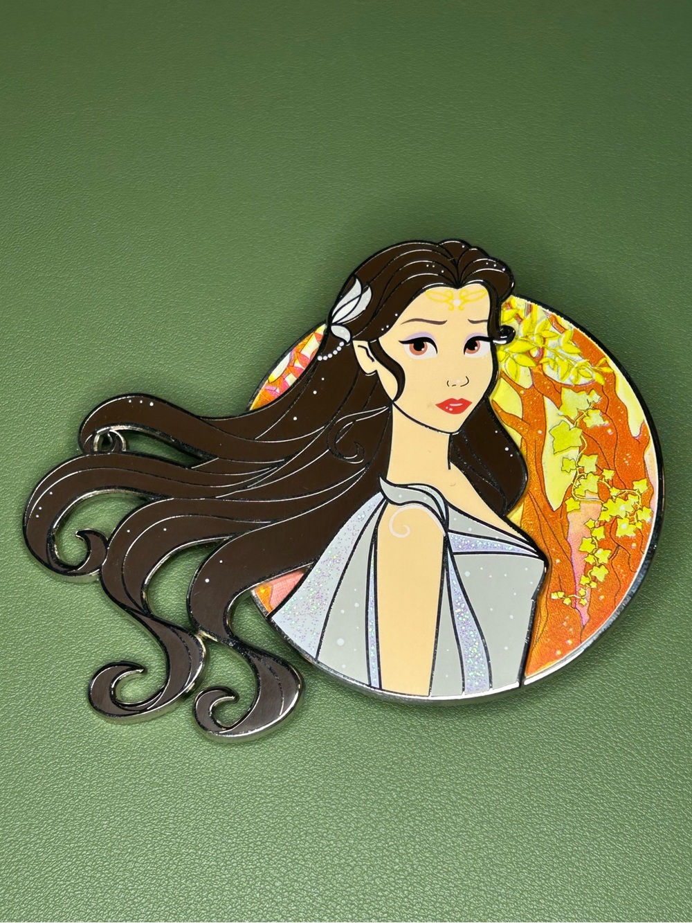 Belle as Arwen Fantasy Pin